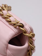 CHANEL 19 Quilted Flap Bag 26 - Pink with Gold Hardware