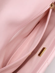 CHANEL 19 Quilted Flap Bag 26 - Pink with Gold Hardware