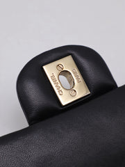CHANEL Classic Rectangular Mini Flap Bag 20 - Black with Gold Hardware