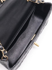 CHANEL Classic Rectangular Mini Flap Bag 20 - Black with Gold Hardware