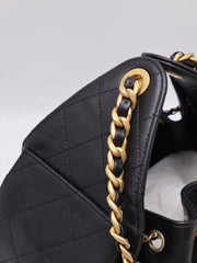 CHANEL 25 Hobo Bag Small -  Black with Gold Hardware