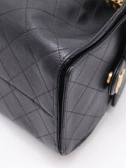 CHANEL 25 Hobo Bag Small -  Black with Gold Hardware