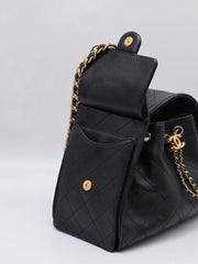 CHANEL 25 Hobo Bag Small -  Black with Gold Hardware