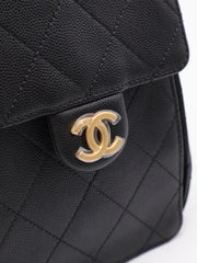 CHANEL 25 Hobo Bag Small -  Black with Gold Hardware