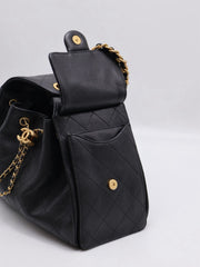 CHANEL 25 Hobo Bag Small -  Black with Gold Hardware