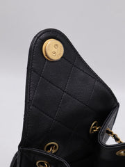 CHANEL 25 Hobo Bag Small -  Black with Gold Hardware