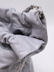 CHANEL 22 Handbag Medium - Grey with Silver Hardware