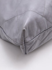 CHANEL 22 Handbag Medium - Grey with Silver Hardware