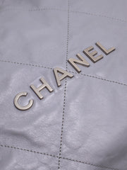 CHANEL 22 Handbag Medium - Grey with Silver Hardware