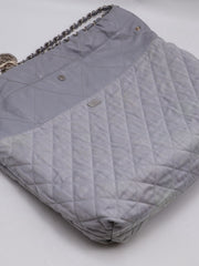 CHANEL 22 Handbag Medium - Grey with Silver Hardware