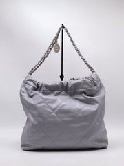 CHANEL 22 Handbag Medium - Grey with Silver Hardware