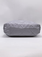 CHANEL 22 Handbag Medium - Grey with Silver Hardware