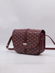 GOYARD Belvédère PM Messenger Bag - Burgundy