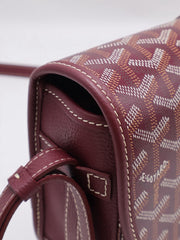GOYARD Belvédère PM Messenger Bag - Burgundy
