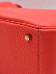 HERMES Mini Lindy - Rose Texas with Gold Hardware [Z]