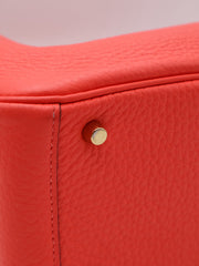 HERMES Mini Lindy - Rose Texas with Gold Hardware [Z]