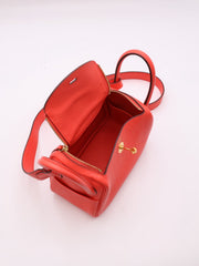 HERMES Mini Lindy - Rose Texas with Gold Hardware [Z]