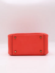 HERMES Mini Lindy - Rose Texas with Gold Hardware [Z]