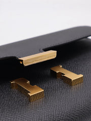 HERMES Constance To Go - Noir with Gold Hardware [Y]