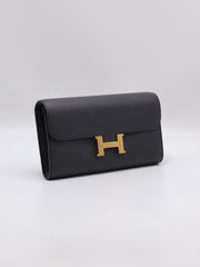 HERMES Constance To Go - Noir with Gold Hardware [Y]