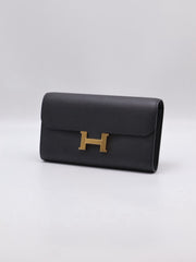 HERMES Constance To Go - Noir with Gold Hardware [Y]