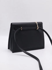 HERMES Kelly Danse II - Noir with Rose Gold Hardware [U]