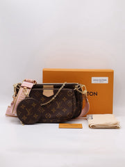 LOUIS VUITTON Multi Pochette Accessoires - Pink