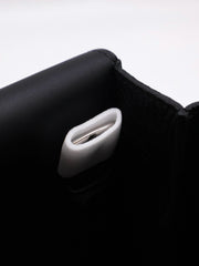 HERMES Halzan 25 - Noir with Palladium Hardware [W]