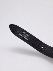 HERMES Halzan 25 - Noir with Palladium Hardware [W]