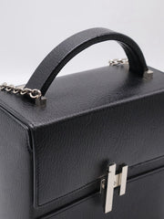 HERMES Cinhetic Box - Noir with Palladium Hardware [C]