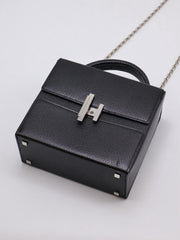 HERMES Cinhetic Box - Noir with Palladium Hardware [C]