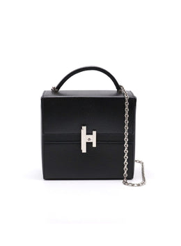 HERMES Cinhetic Box - Noir with Palladium Hardware [C]