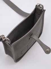 HERMES Mini Evelyne - Gris Meyer with Palladium Hardware [U]