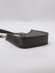 HERMES Mini Evelyne - Gris Meyer with Palladium Hardware [U]
