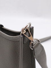 HERMES Mini Evelyne - Gris Meyer with Palladium Hardware [U]
