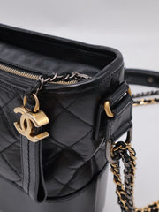 CHANEL Gabrielle Hobo Bag - New Medium Black [Series 31]