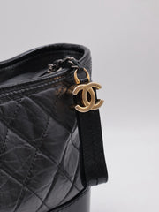 CHANEL Gabrielle Hobo Bag - New Medium Black [Series 31]