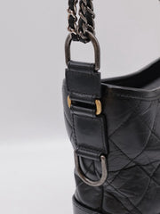 CHANEL Gabrielle Hobo Bag - New Medium Black [Series 31]