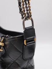 CHANEL Gabrielle Hobo Bag - New Medium Black [Series 31]