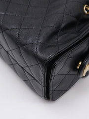 CHANEL 25 Mini Hobo Bag - Black with Gold Hardware