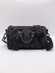 LOUIS VUITTON Keepall Bandouliere 25 - Black
