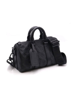 LOUIS VUITTON Keepall Bandouliere 25 - Black