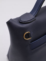 HERMES Mini 24/24 - Bleu Nuit with Gold Hardware [Y]