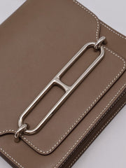 HERMES Mini Roulis - Etoupe with Palladium Hardware [Y]