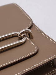 HERMES Mini Roulis - Etoupe with Palladium Hardware [Y]