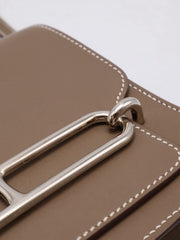 HERMES Mini Roulis - Etoupe with Palladium Hardware [Y]