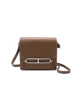 HERMES Mini Roulis - Etoupe with Palladium Hardware [Y]