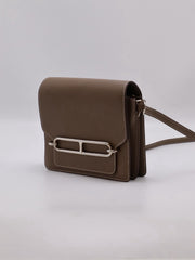 HERMES Mini Roulis - Etoupe with Palladium Hardware [Y]