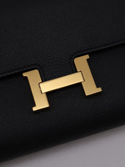 HERMES Constance To Go - Noir with Gold Hardware [B]