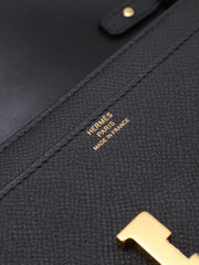 HERMES Constance To Go - Noir with Gold Hardware [B]